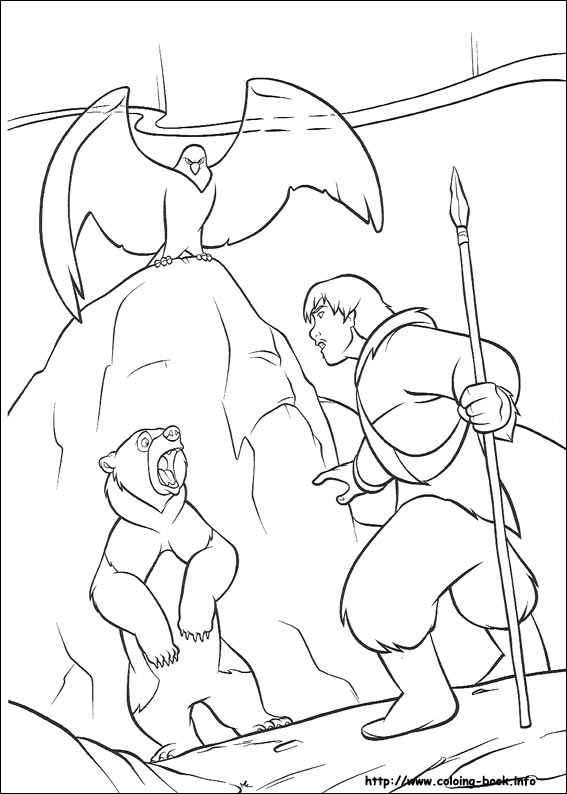 Brother Bear coloring picture